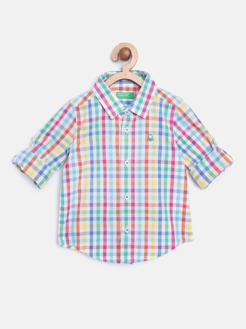 United Colors of Benetton Boys Multicoloured Regular Fit Pure Cotton Checked Casual Shirt, Multi
United Colors of Benetton Boys Multicoloured Regular Fit Pure Cotton Checked Casual Shirt, Multi