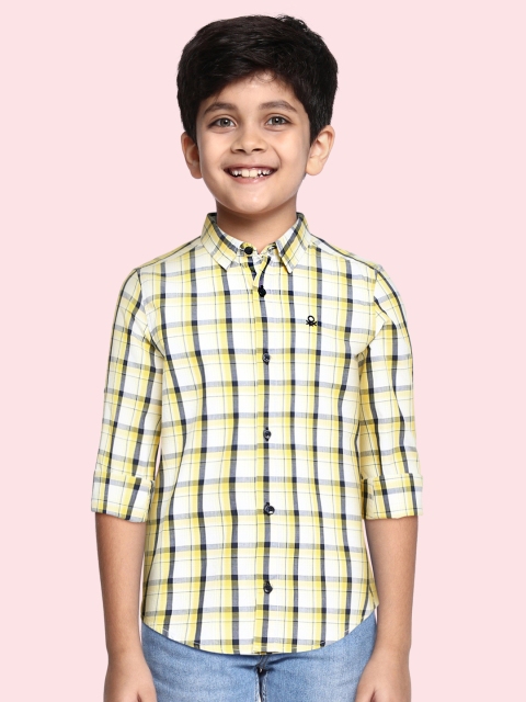United Colors of Benetton Boys Yellow & White Regular Fit Pure Cotton Checked Casual Shirt
United Colors of Benetton Boys Yellow & White Regular Fit Pure Cotton Checked Casual Shirt