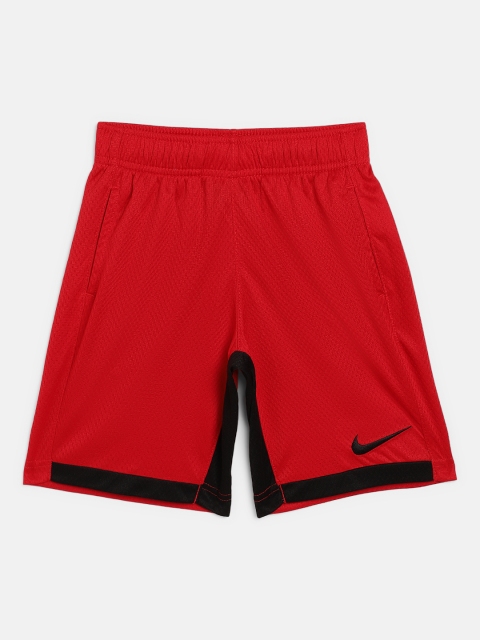 Nike Boys Red & Black Self-Design Dri-FIT Trophy Shorts with Brand Logo Detail
Nike Boys Red & Black Self-Design Dri-FIT Trophy Shorts with Brand Logo Detail