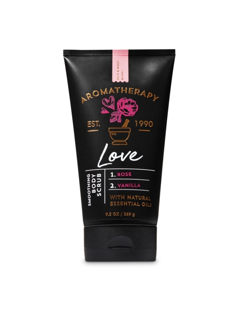 Bath & Body Works Aromatherapy Love Rose Vanilla Smoothing Body Scrub 269 g, Black
Bath & Body Works Aromatherapy Love Rose Vanilla Smoothing Body Scrub 269 g, Black