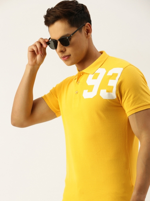The Indian Garage Co Men Yellow Placement Printed Polo Collar Pure Cotton T-shirt
The Indian Garage Co Men Yellow Placement Printed Polo Collar Pure Cotton T-shirt