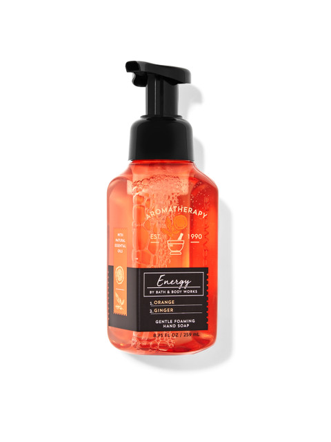 Bath & Body Works Aromatherapy Orange Ginger Gentle Foaming Hand Soap 259 ml 
Bath & Body Works Aromatherapy Orange Ginger Gentle Foaming Hand Soap 259 ml