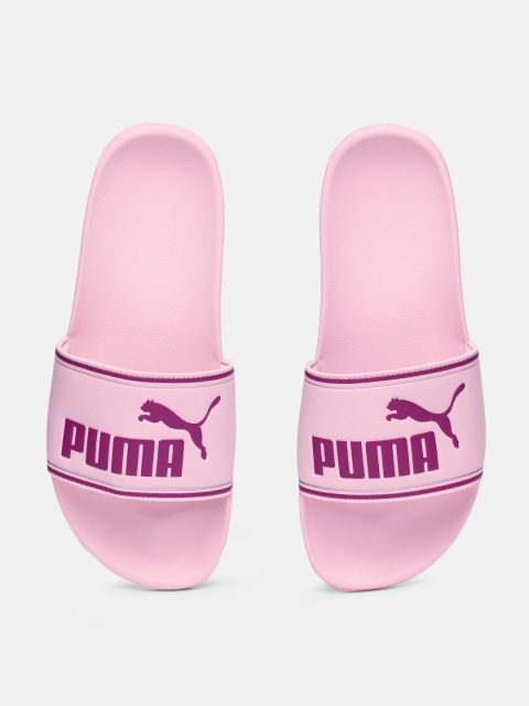 Puma Unisex Pink Printed Flip Flops