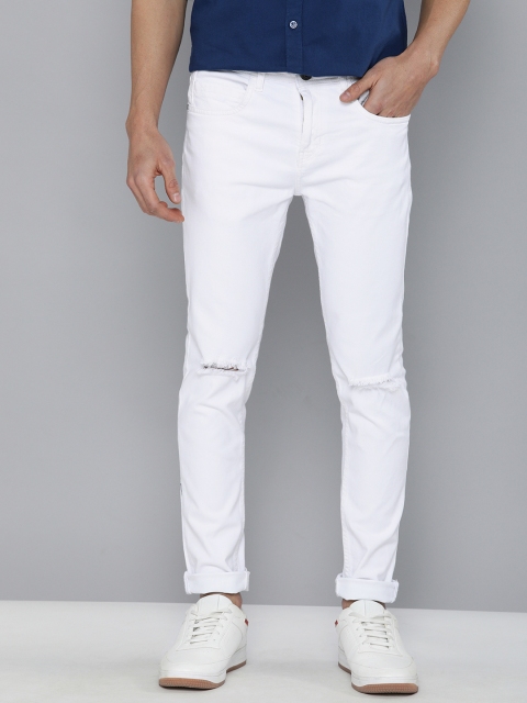 Mast & Harbour Men White Super Skinny Fit Mid-Rise Slash Knee Stretchable Viroban Jeans
Mast & Harbour Men White Super Skinny Fit Mid-Rise Slash Knee Stretchable Viroban Jeans
