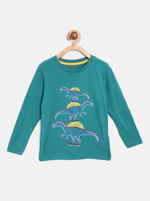 Marks & Spencer Boys Teal Green & Blue Pure Cotton Dinosaur Print Sustainable T-shirt
Marks & Spencer Boys Teal Green & Blue Pure Cotton Dinosaur Print Sustainable T-shirt