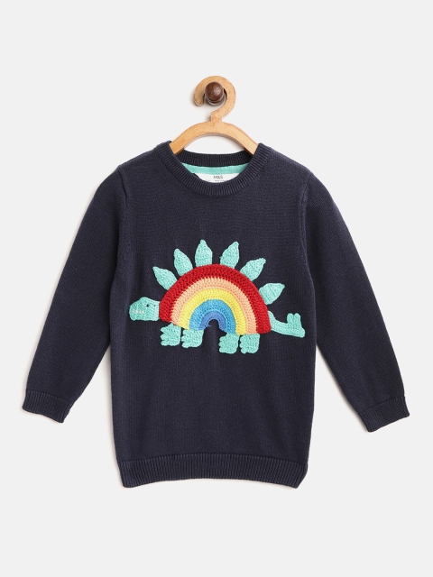 Marks & Spencer Boys Navy Blue Dinosaur Embroidered Sustainable Pure Cotton Pullover
Marks & Spencer Boys Navy Blue Dinosaur Embroidered Sustainable Pure Cotton Pullover