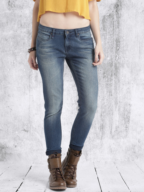Roadster Women Blue Skinny Fit Mid-Rise Clean Look Jeans
Roadster Women Blue Skinny Fit Mid-Rise Clean Look Jeans