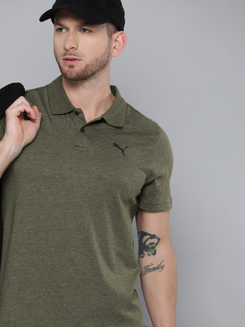 Puma Men Olive Green Solid Antimicrobial & Everfresh Technology Jersey Polo Collar T-shirt
Puma Men Olive Green Solid Antimicrobial & Everfresh Technology Jersey Polo Collar T-shirt