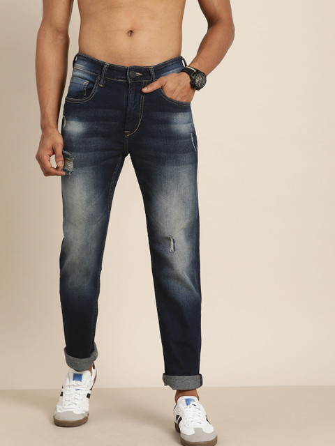 Moda Rapido Men Blue Slim Fit Mid-Rise Low Distress Stretchable Jeans
Moda Rapido Men Blue Slim Fit Mid-Rise Low Distress Stretchable Jeans