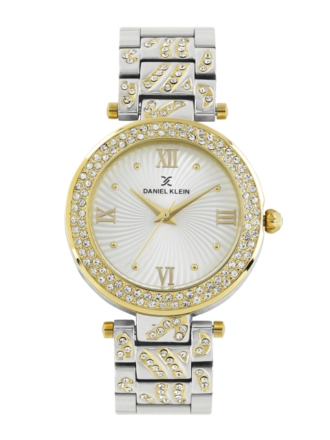 Daniel Klein Women Silver-Toned Dial Watch DK10964-3