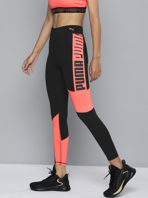 Puma Women Black & Peach-Coloured DryCell Favorite Logo High Waist 7/8 Training Tights
Puma Women Black & Peach-Coloured DryCell Favorite Logo High Waist 7/8 Training Tights