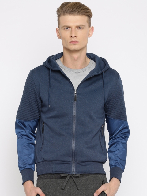 HRX by Hrithik Roshan Blue Hooded Jacket