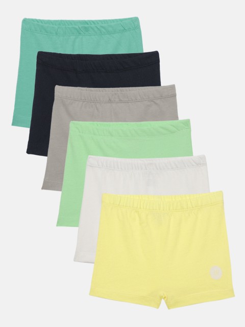 METRO KIDS COMPANY Girls Multi-Coloured Solid Pack of 6 Pure Cotton Boxer Style Briefs
METRO KIDS COMPANY Girls Multi-Coloured Solid Pack of 6 Pure Cotton Boxer Style Briefs