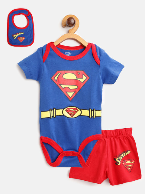 Moms Love Infant Boys Blue & Red Superman Print Bodysuit, Shorts and Bib
Moms Love Infant Boys Blue & Red Superman Print Bodysuit, Shorts and Bib