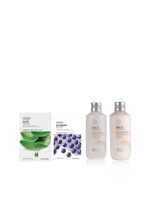The Face Shop Unisex Skin Care Gift Set, Off white