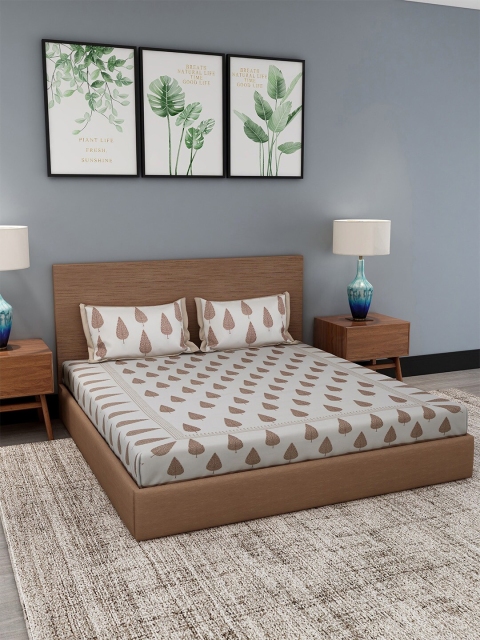 Gulaab Jaipur Grey & Brown Handblock Print 400 TC 1 King Bedsheet with 2 Pillow Covers
Gulaab Jaipur Grey & Brown Handblock Print 400 TC 1 King Bedsheet with 2 Pillow Covers