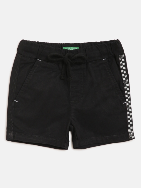United Colors of Benetton Boys Black Pure Cotton Solid Regular Fit Racing Tape Shorts
United Colors of Benetton Boys Black Pure Cotton Solid Regular Fit Racing Tape Shorts