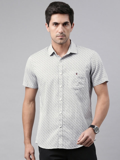 Louis Philippe Sport Men White & Grey Pure Cotton Slim Fit Polka Dots Printed Casual Shirt
Louis Philippe Sport Men White & Grey Pure Cotton Slim Fit Polka Dots Printed Casual Shirt