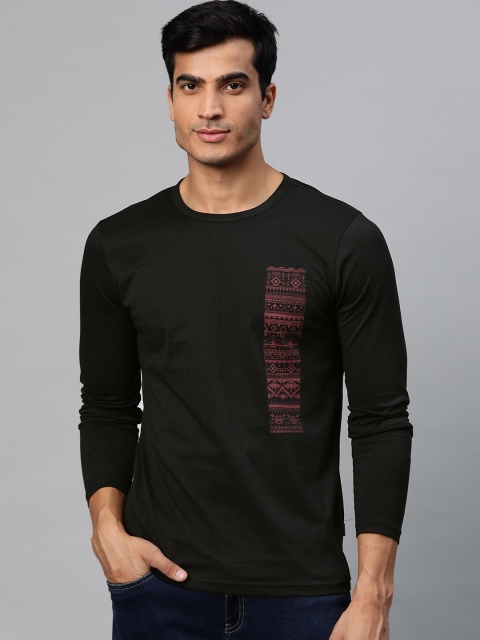 Louis Philippe Jeans Men Black Pink Pure Cotton Aztec Print Detail Round Neck Pure Cotton T-shirt
Louis Philippe Jeans Men Black Pink Pure Cotton Aztec Print Detail Round Neck Pure Cotton T-shirt