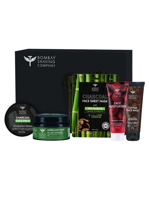 Bombay Shaving Company Unisex Complete Skincare Gift Set With Free Sheet Masks, Black
Bombay Shaving Company Unisex Complete Skincare Gift Set With Free Sheet Masks, Black