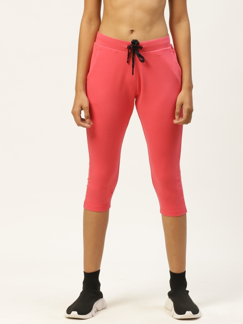 Sweet Dreams Women Pink Solid Slim Fit Capris