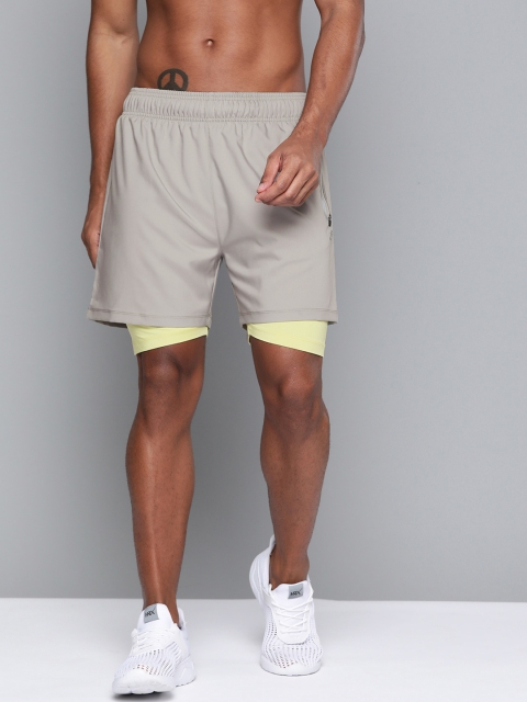 HRX By Hrithik Roshan Men Wet Weather & Lemon Sherbet Solid Rapid-Dry Running Shorts, Grey
HRX By Hrithik Roshan Men Wet Weather & Lemon Sherbet Solid Rapid-Dry Running Shorts, Grey