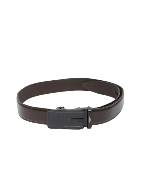 Park Avenue Men Brown Solid Leather Belt