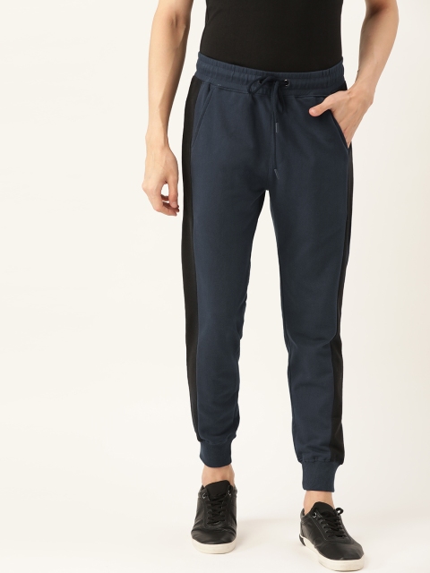 INVICTUS Men Navy Blue Solid Regular Fit Pure Cotton Cropped Joggers With Side Stripes
INVICTUS Men Navy Blue Solid Regular Fit Pure Cotton Cropped Joggers With Side Stripes