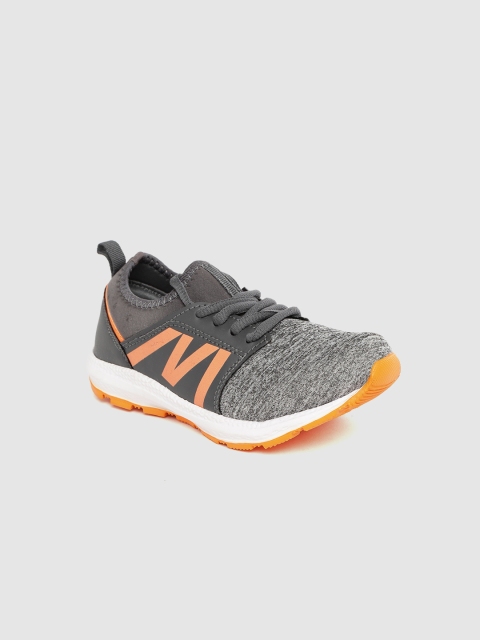 Provogue Boys Grey Woven Design Running Shoes
