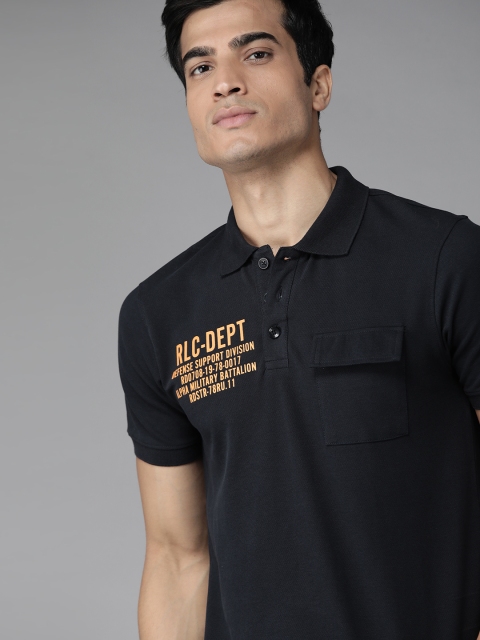 The Roadster Lifestyle Co Men Navy Blue & Mustard Yellow Pure Cotton Printed Detail Polo Collar T-shirt
The Roadster Lifestyle Co Men Navy Blue & Mustard Yellow Pure Cotton Printed Detail Polo Collar T-shirt
