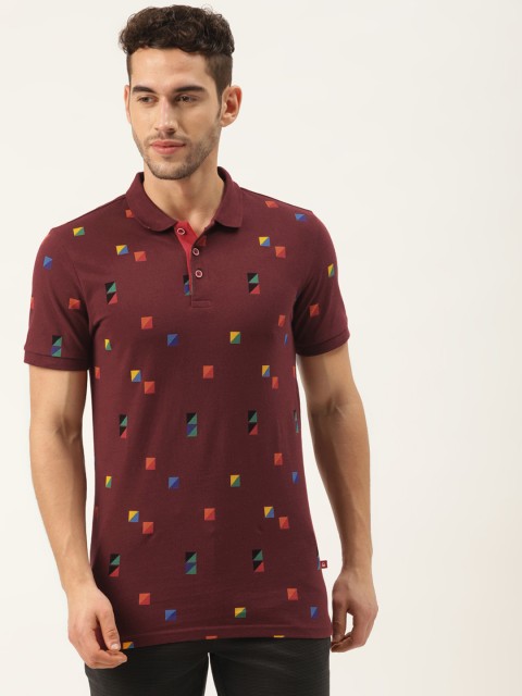 United Colors of Benetton Men Maroon & Orange Printed Pure Cotton Polo Collar T-shirt
United Colors of Benetton Men Maroon & Orange Printed Pure Cotton Polo Collar T-shirt
