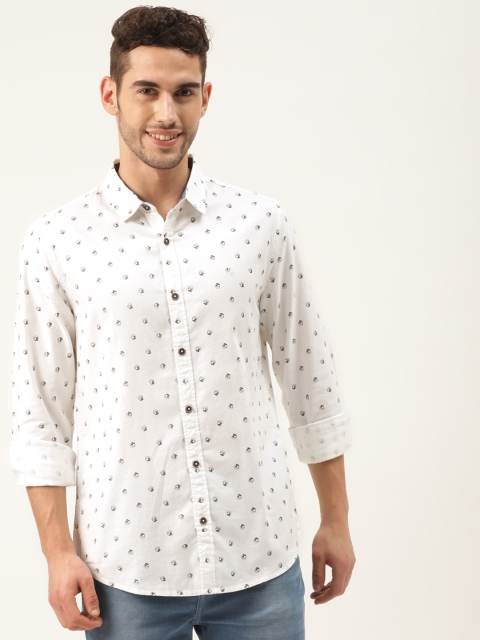 United Colors of Benetton Men White & Black Pure Cotton Slim Fit Printed Casual Shirt
United Colors of Benetton Men White & Black Pure Cotton Slim Fit Printed Casual Shirt