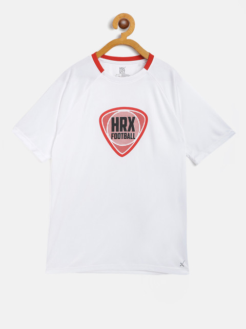 HRX by Hrithik Roshan U-17 Boys Optic White Printed Anti-Static Rapid-Dry Football T-shirt
HRX by Hrithik Roshan U-17 Boys Optic White Printed Anti-Static Rapid-Dry Football T-shirt