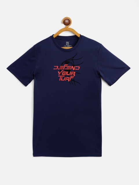 HRX By Hrithik Roshan U-17 Boys Medieval Blue Colourblock Rapid-Dry Football Tshirt, Navy blue
HRX By Hrithik Roshan U-17 Boys Medieval Blue Colourblock Rapid-Dry Football Tshirt, Navy blue