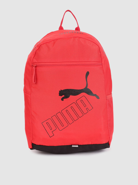 Puma Unisex Red Brand Logo Phase Backpack
Puma Unisex Red Brand Logo Phase Backpack