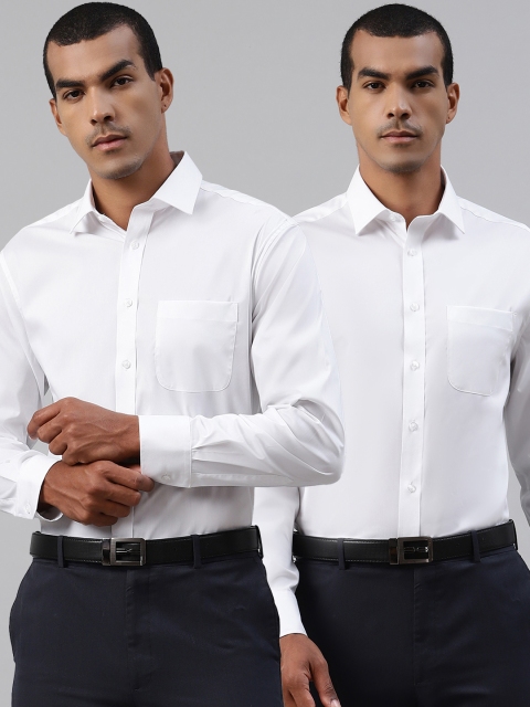 Marks & Spencer Men Pack Of 2 White Easy to Iron Regular Fit Solid Formal Shirt
Marks & Spencer Men Pack Of 2 White Easy to Iron Regular Fit Solid Formal Shirt