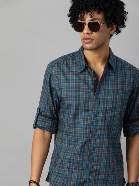 The Roadster Lifestyle Co Men Navy Blue Tartan Checks Checked Pure Cotton Casual Shirt with Face Mask
The Roadster Lifestyle Co Men Navy Blue Tartan Checks Checked Pure Cotton Casual Shirt with Face Mask