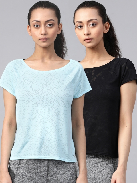 Marks & spencer Women Pack of Two Self-Design Boat Neck Knitted regular Top, Turquoise blue
Marks & spencer Women Pack of Two Self-Design Boat Neck Knitted regular Top, Turquoise blue