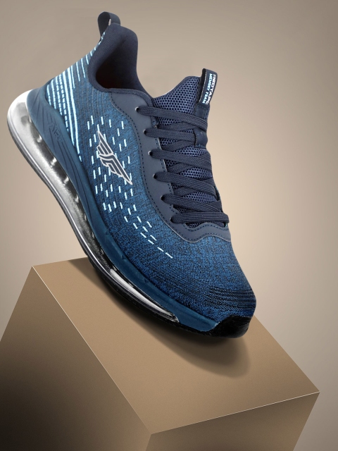 Red Tape Men Blue & Grey Mesh Air + Walking Shoes