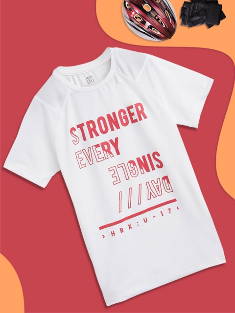 HRX By Hrithik Roshan U17 Girls Bright White Printed Antimicrobial Rapid-Dry Active Tshirt
HRX By Hrithik Roshan U17 Girls Bright White Printed Antimicrobial Rapid-Dry Active Tshirt