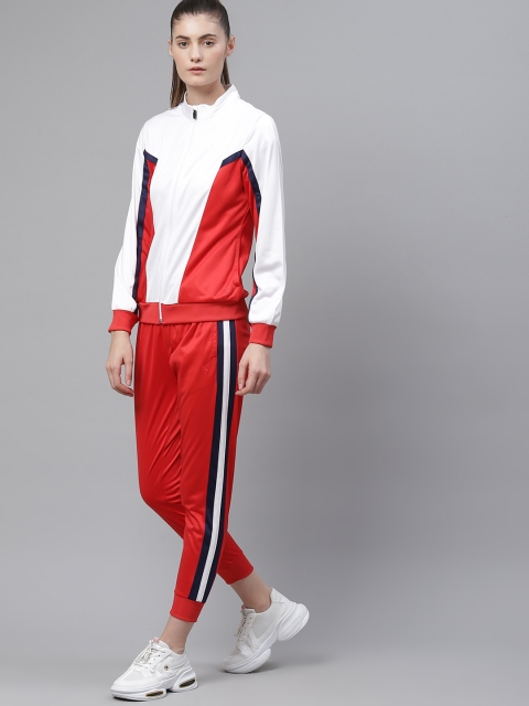 HRX by Hrithik Roshan Women Red Colourblocked Anti-Static Rapid-Dry Basketball Tracksuit
HRX by Hrithik Roshan Women Red Colourblocked Anti-Static Rapid-Dry Basketball Tracksuit
