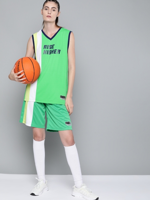 HRX By Hrithik Roshan Women Green Typographic Anti-Static Rapid-Dry Basketball T-shirt
HRX By Hrithik Roshan Women Green Typographic Anti-Static Rapid-Dry Basketball T-shirt
