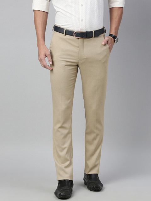 Louis Philippe Men Beige Regular Fit Self Design Regular Trousers
Louis Philippe Men Beige Regular Fit Self Design Regular Trousers
