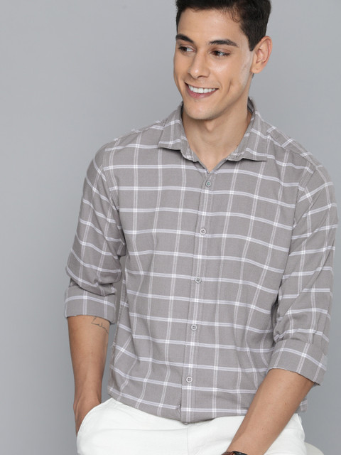 M&H Our Water Men Grey Tartan Checked Sustainable Organic Cotton Casual Shirt
M&H Our Water Men Grey Tartan Checked Sustainable Organic Cotton Casual Shirt