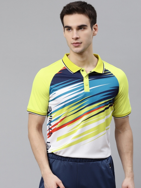 HRX by Hrithik Roshan Men Yellow & Blue Printed Rapid-Dry Anti-Static Cricket T-shirt
HRX by Hrithik Roshan Men Yellow & Blue Printed Rapid-Dry Anti-Static Cricket T-shirt