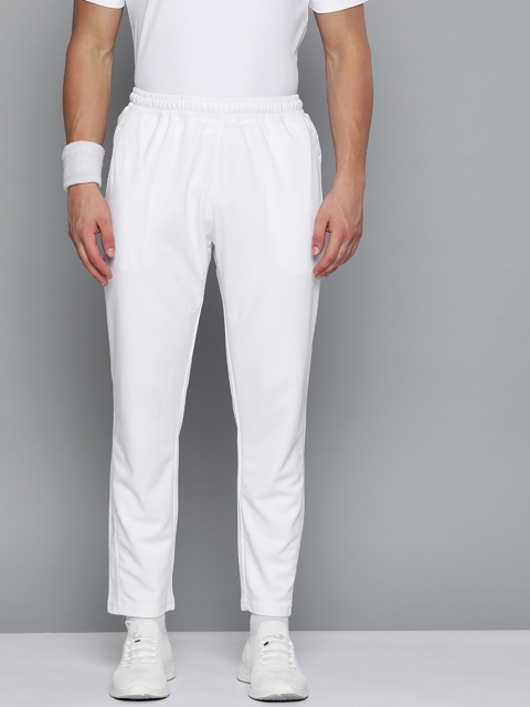 HRX By Hrithik Roshan Men White Solid Regular Fit Rapid-Dry Antimicrobial Anti-Static Cricket Track Pants
HRX By Hrithik Roshan Men White Solid Regular Fit Rapid-Dry Antimicrobial Anti-Static Cricket Track Pants