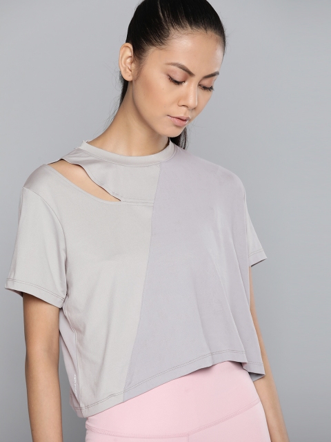 HRX by Hrithik Roshan Women Gre Solid Rapid-Dry Antimicrobial Anti-Static Running Top, Grey
HRX by Hrithik Roshan Women Gre Solid Rapid-Dry Antimicrobial Anti-Static Running Top, Grey