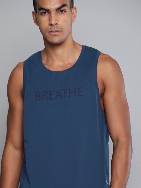 HRX By Hrithik Roshan Men Estate Blue Typographic Organic Cotton Bio-Wash Antimicrobial Yoga Tshirt
HRX By Hrithik Roshan Men Estate Blue Typographic Organic Cotton Bio-Wash Antimicrobial Yoga Tshirt