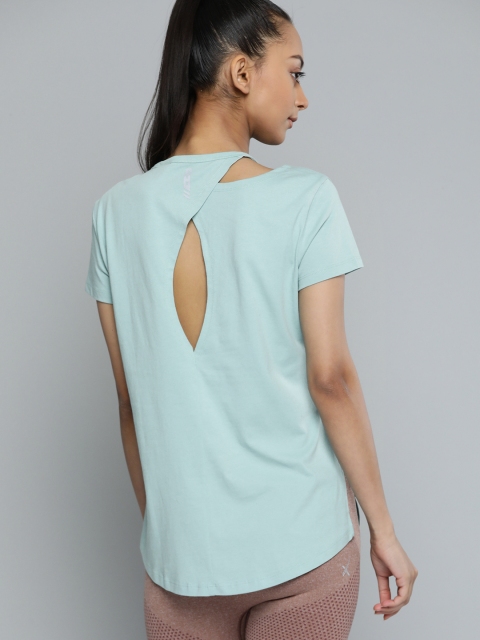 HRX By Hrithik Roshan Women Blue Typographic Organic Cotton Antimicrobial Yoga Organic Cotton T-shirt
HRX By Hrithik Roshan Women Blue Typographic Organic Cotton Antimicrobial Yoga Organic Cotton T-shirt