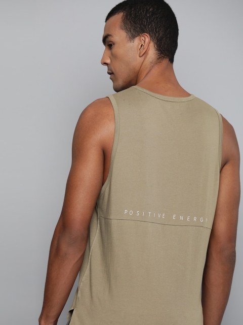HRX By Hrithik Roshan Men BrindleTypographic Organic Cotton Bio-Wash Antimicrobial Yoga Tshirt, Beige
HRX By Hrithik Roshan Men BrindleTypographic Organic Cotton Bio-Wash Antimicrobial Yoga Tshirt, Beige